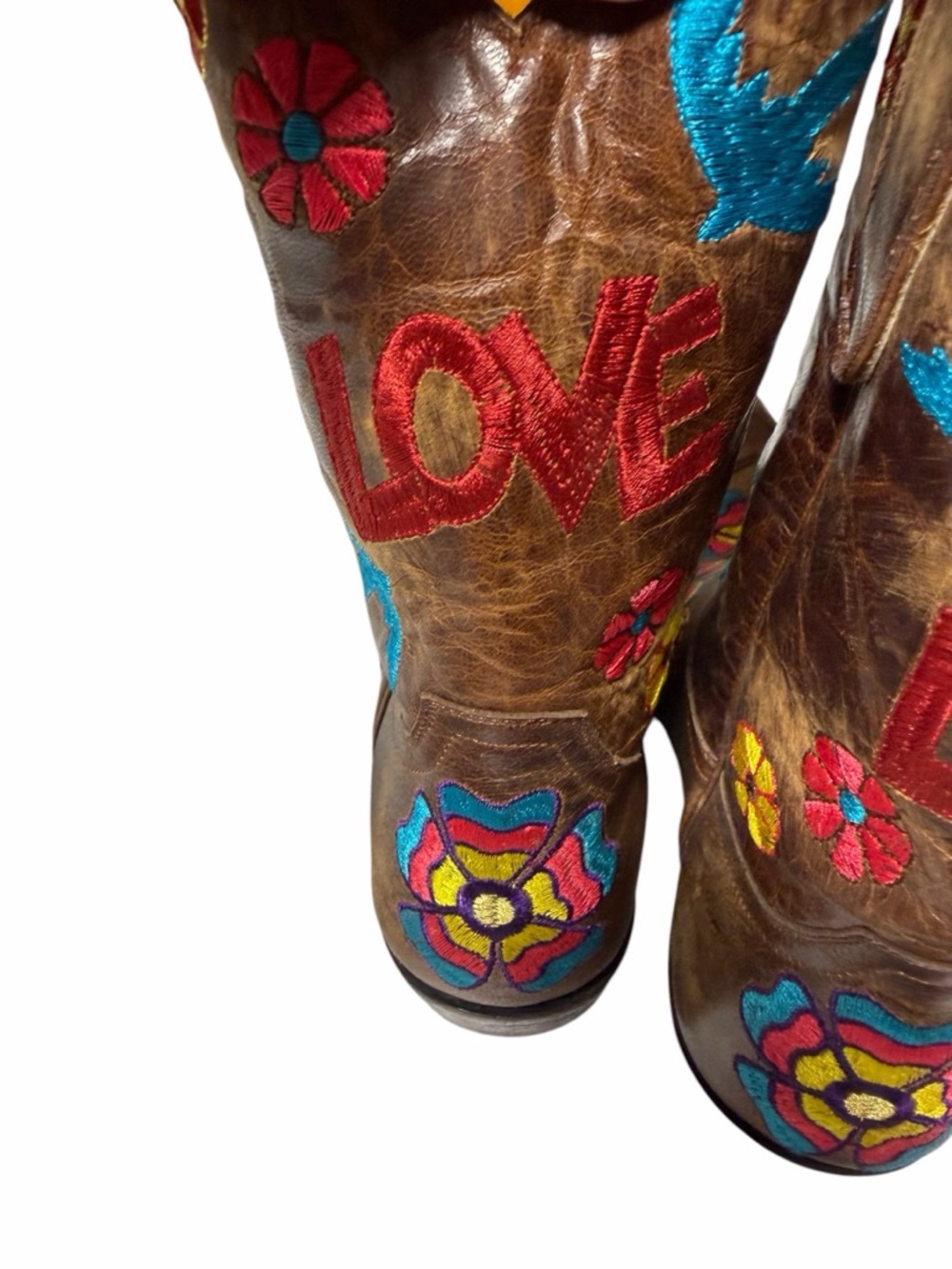 Old Gringo Checruda Brass Cowgirl Boots SIZE 8 $529 - Picture 6 of 14